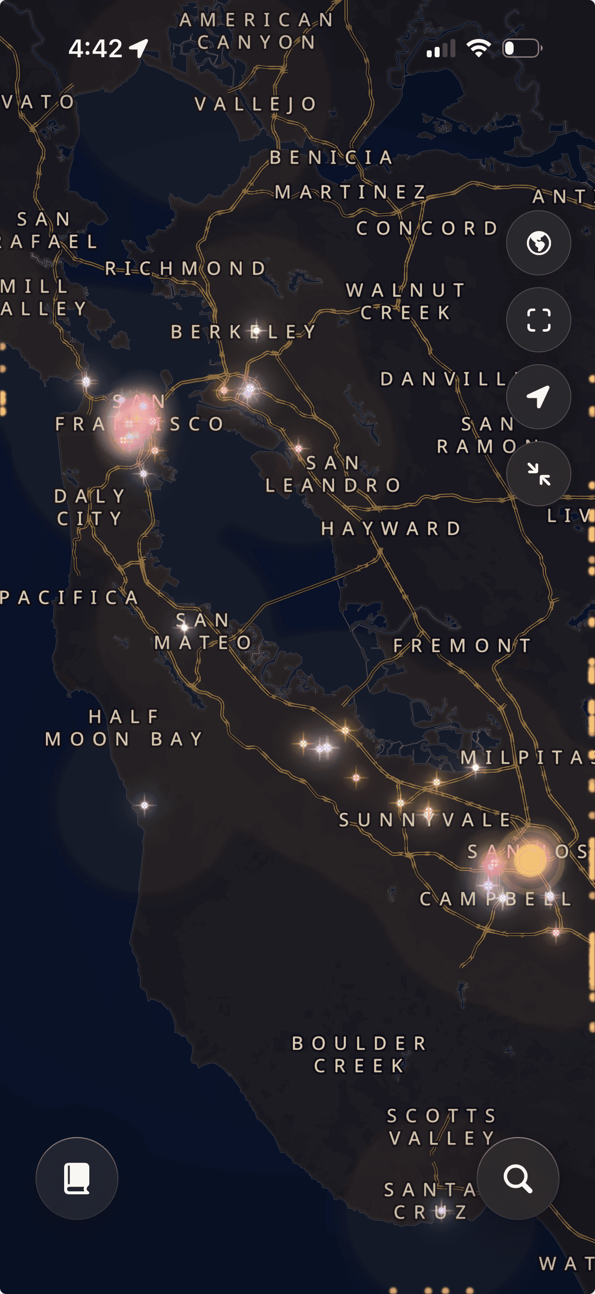 Constellation map — Bay Area